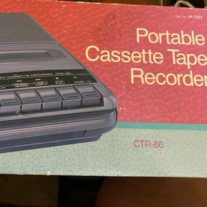 Realistic Cassette Recorder CTR-66 w/ Power Cable Vintage Tested Works EUC